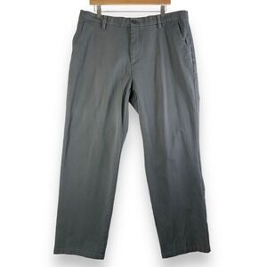 Dockers‎ Men's Pants 38x32 Gray Chino Trouser Classic Fit Straight Leg *FLAW*